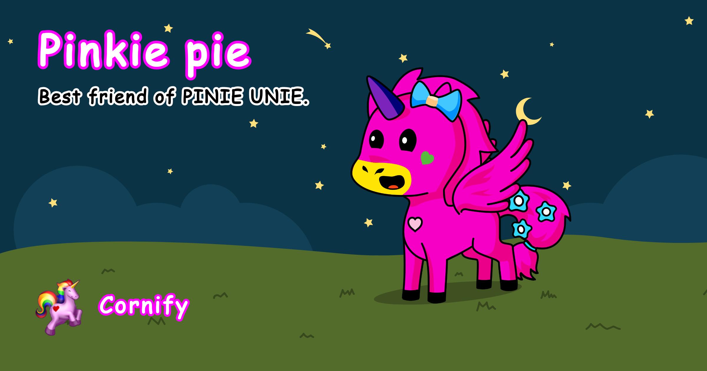 Pinkie pie the unicorn