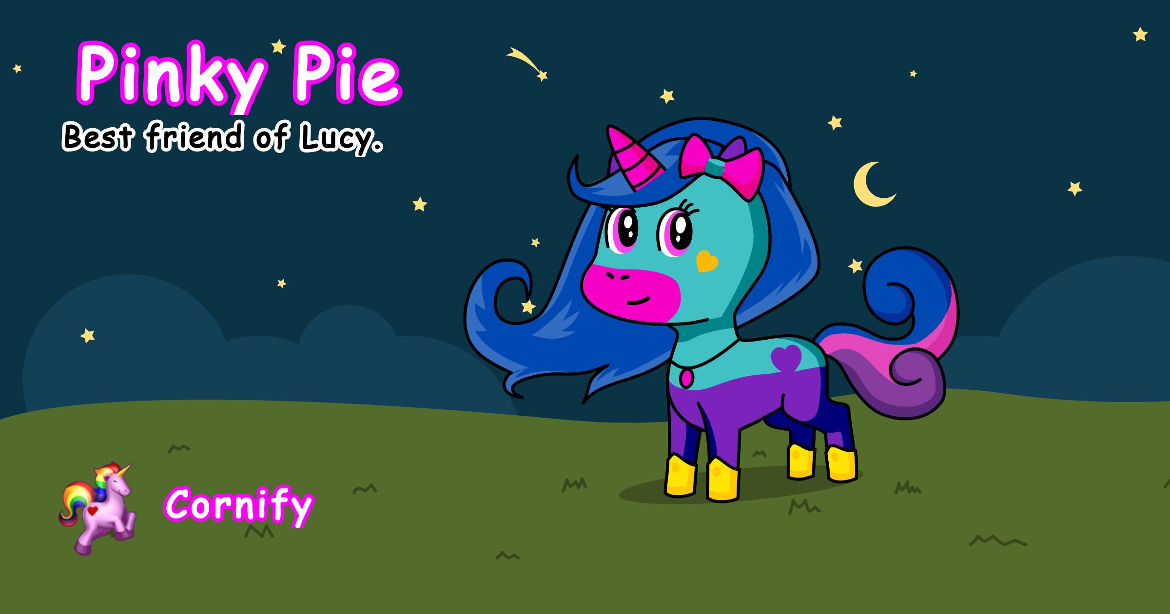 Pinky Pie the unicorn