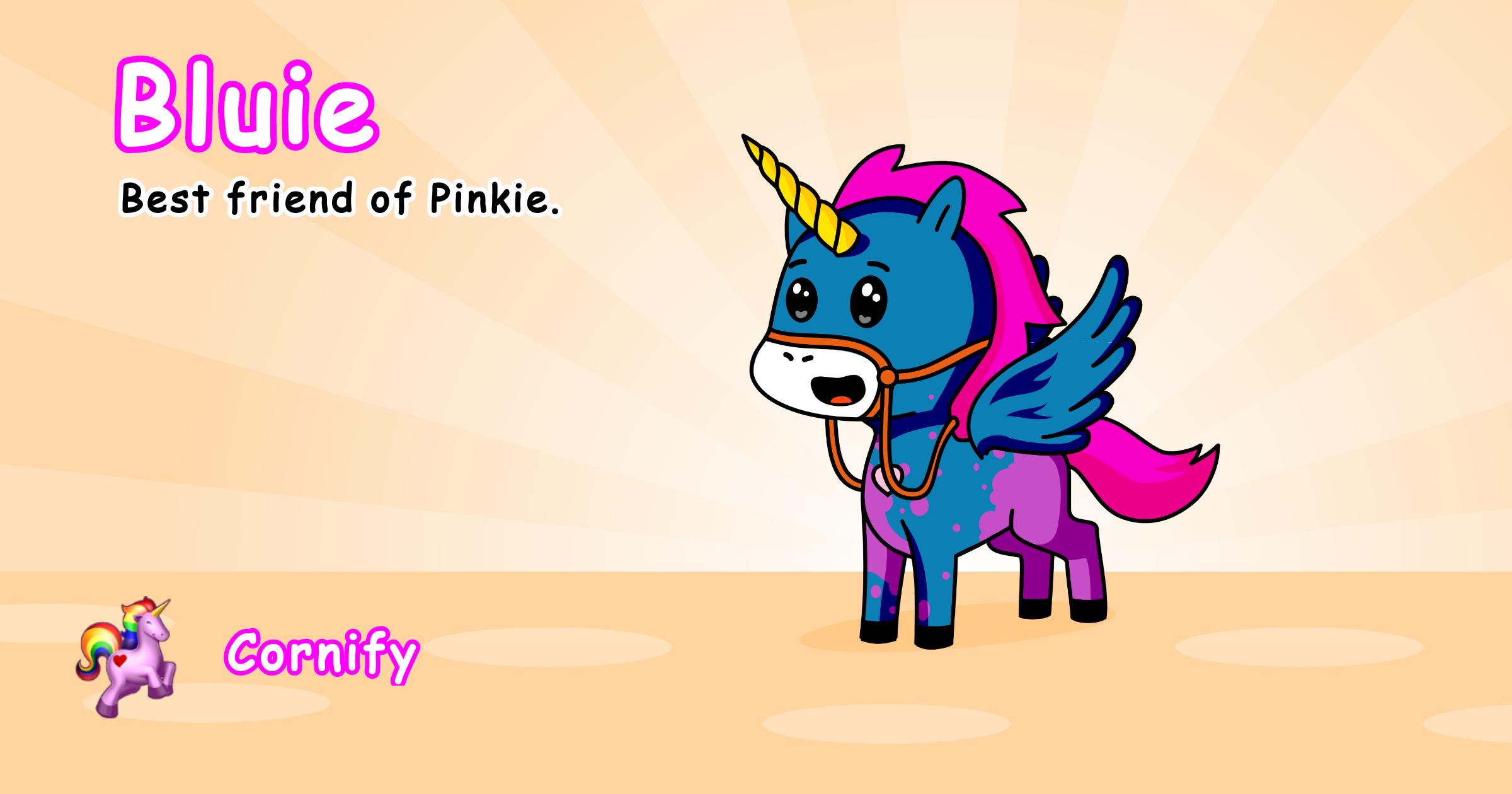 moonlight unicorn bluey toy